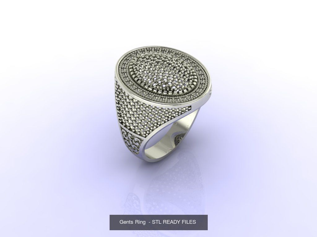 171 Mens Rings Gents Rings Mixed Model Group 3D Model Collection_59