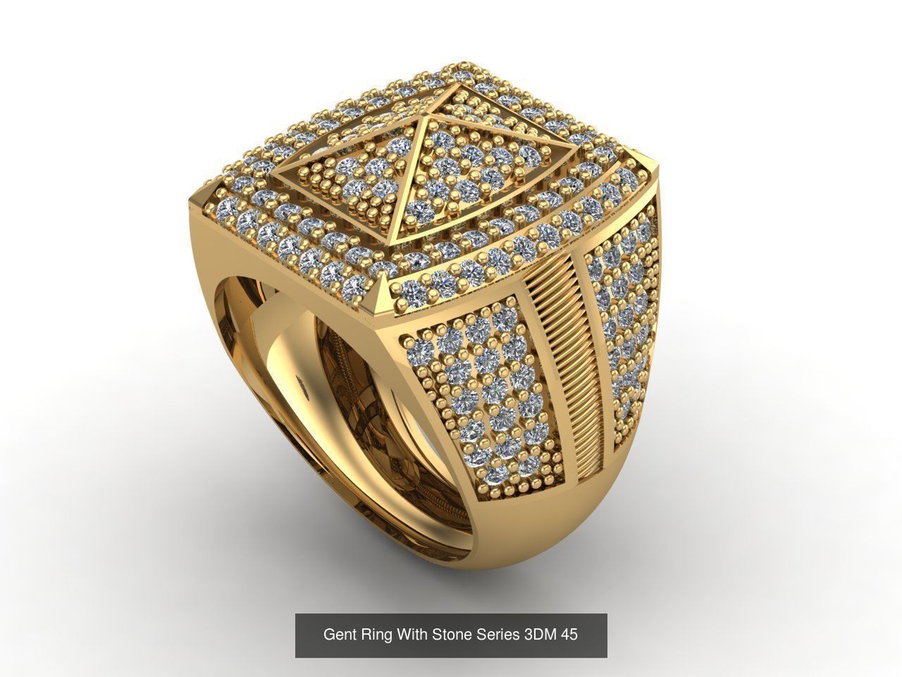 171 Mens Rings Gents Rings Mixed Model Group 3D Model Collection_106