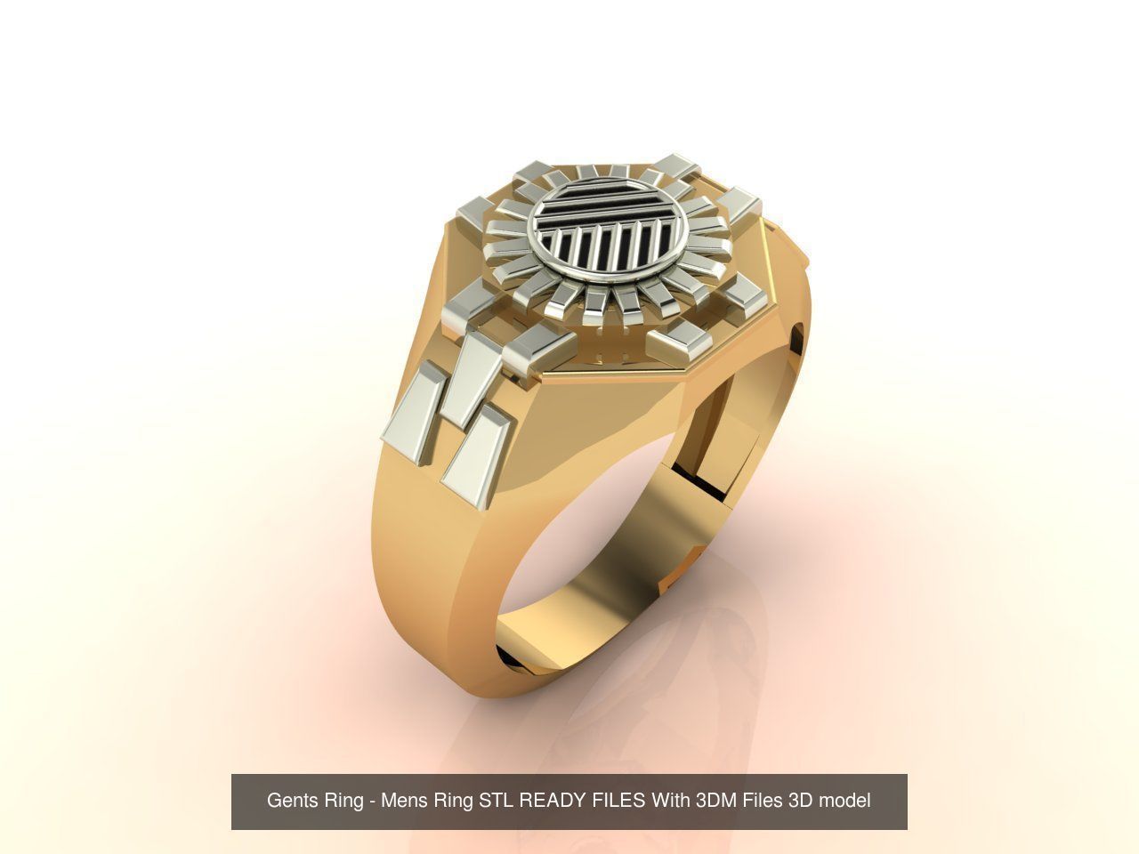 171 Mens Rings Gents Rings Mixed Model Group 3D Model Collection_174