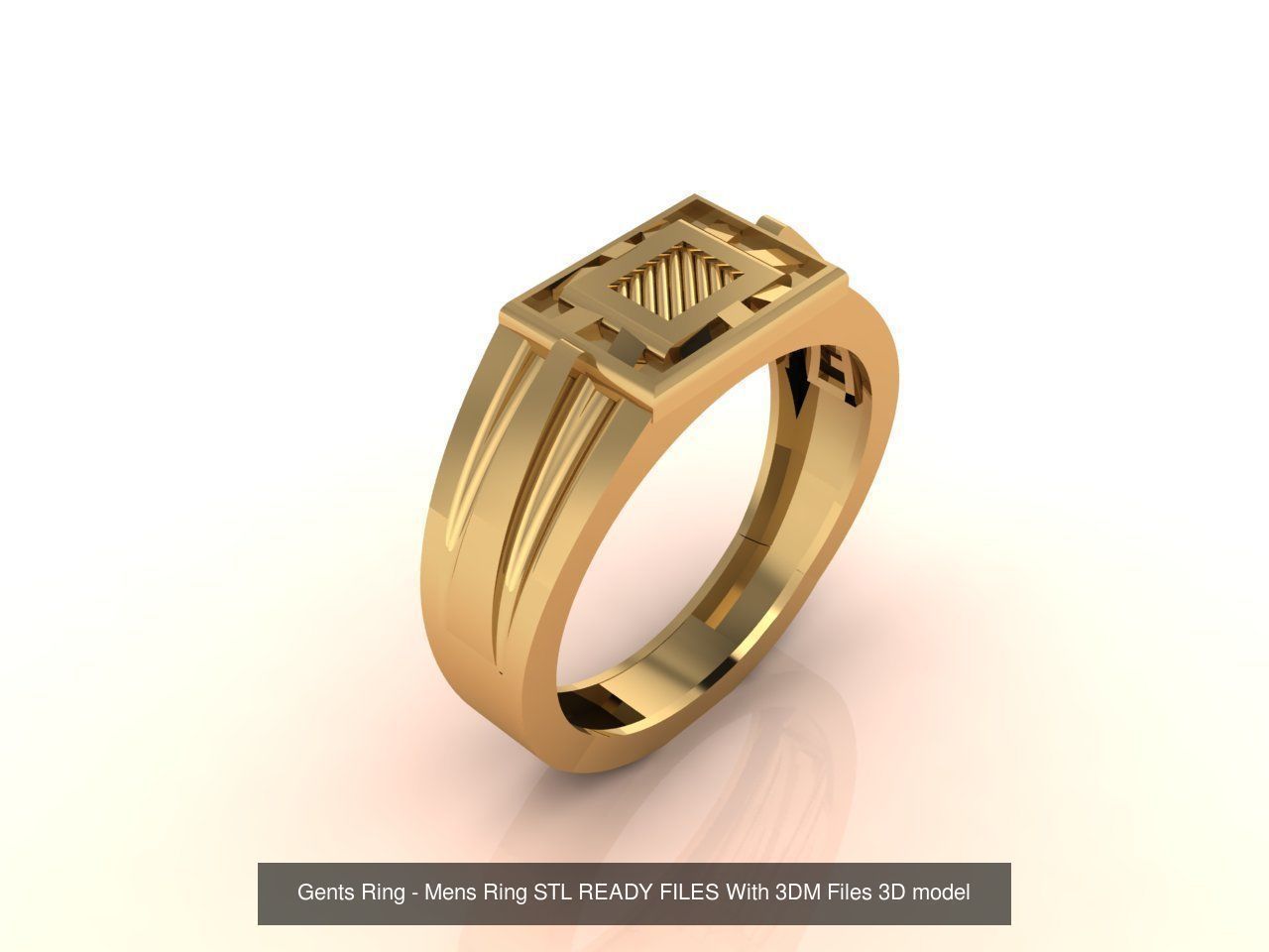 171 Mens Rings Gents Rings Mixed Model Group 3D Model Collection_166