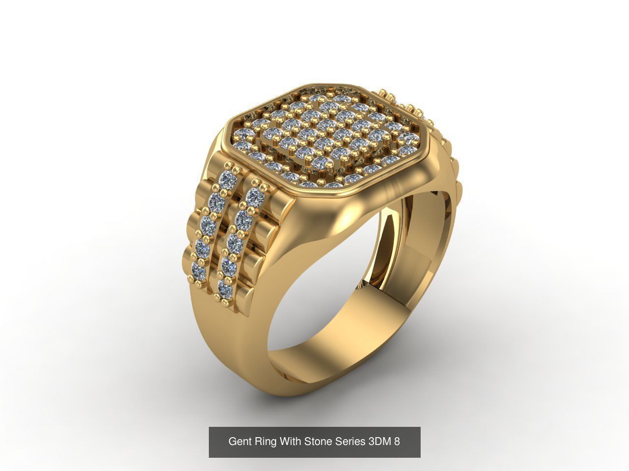171 Mens Rings Gents Rings Mixed Model Group 3D Model Collection_99