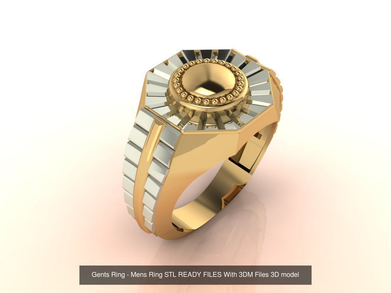 171 Mens Rings Gents Rings Mixed Model Group 3D Model Collection_175