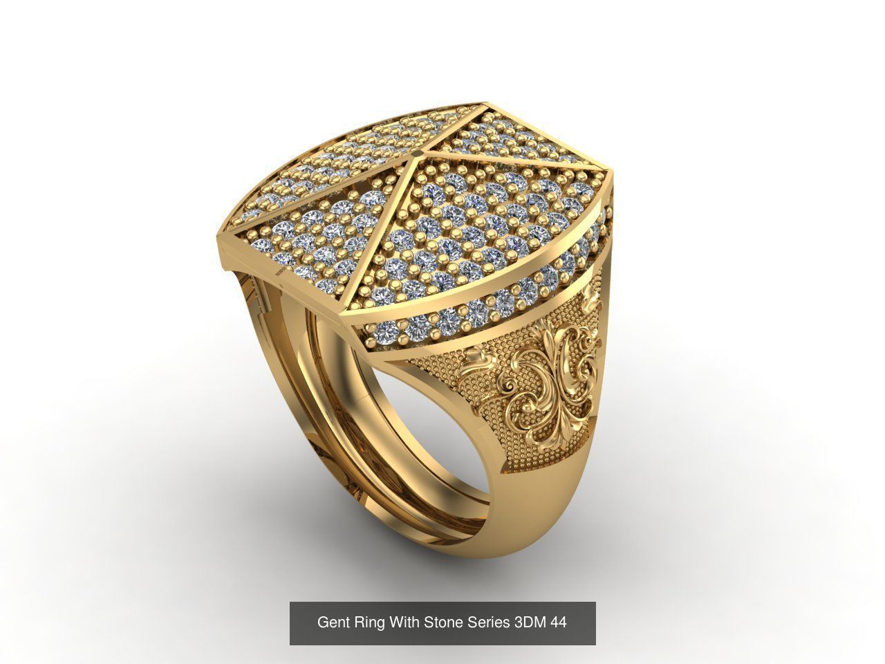 171 Mens Rings Gents Rings Mixed Model Group 3D Model Collection_107