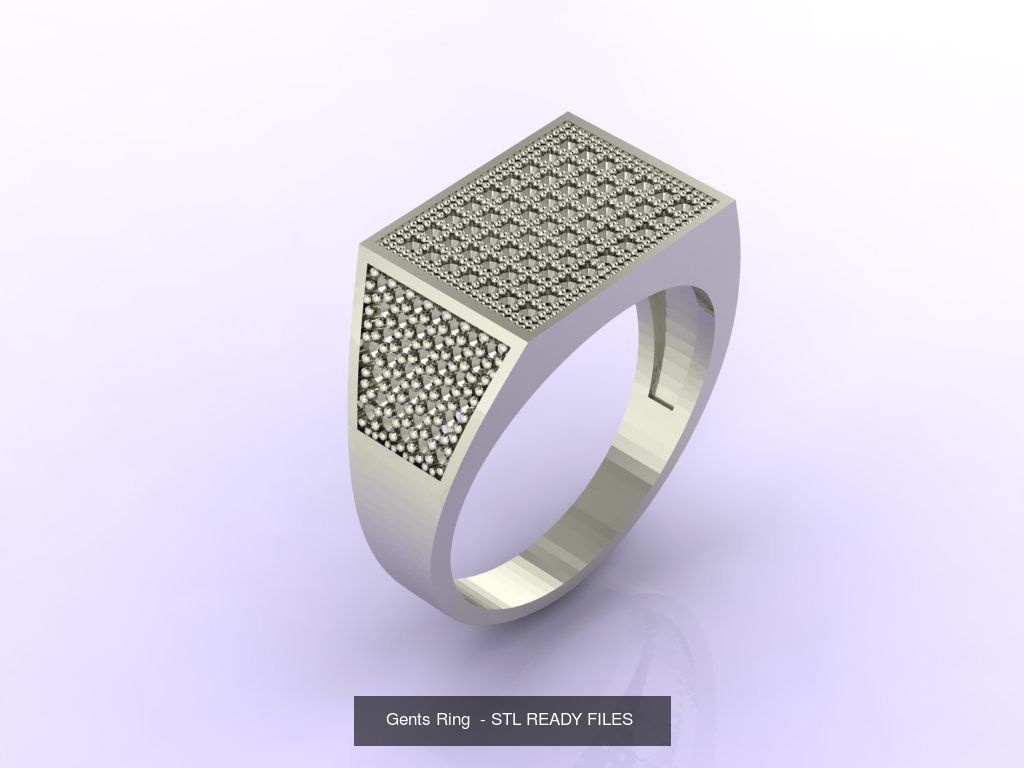171 Mens Rings Gents Rings Mixed Model Group 3D Model Collection_49