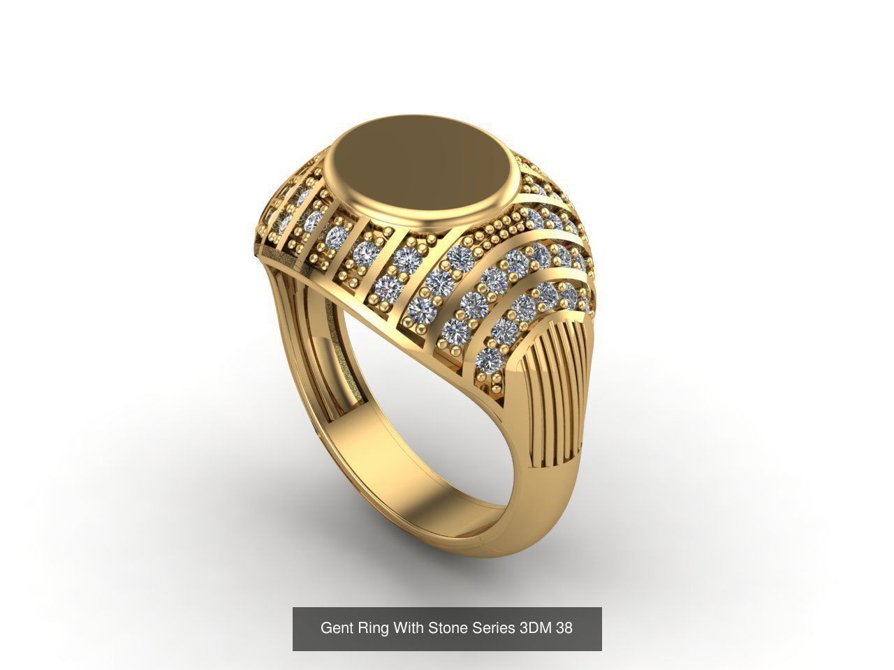 171 Mens Rings Gents Rings Mixed Model Group 3D Model Collection_113