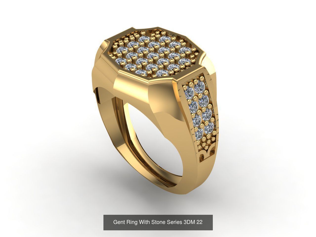 171 Mens Rings Gents Rings Mixed Model Group 3D Model Collection_129