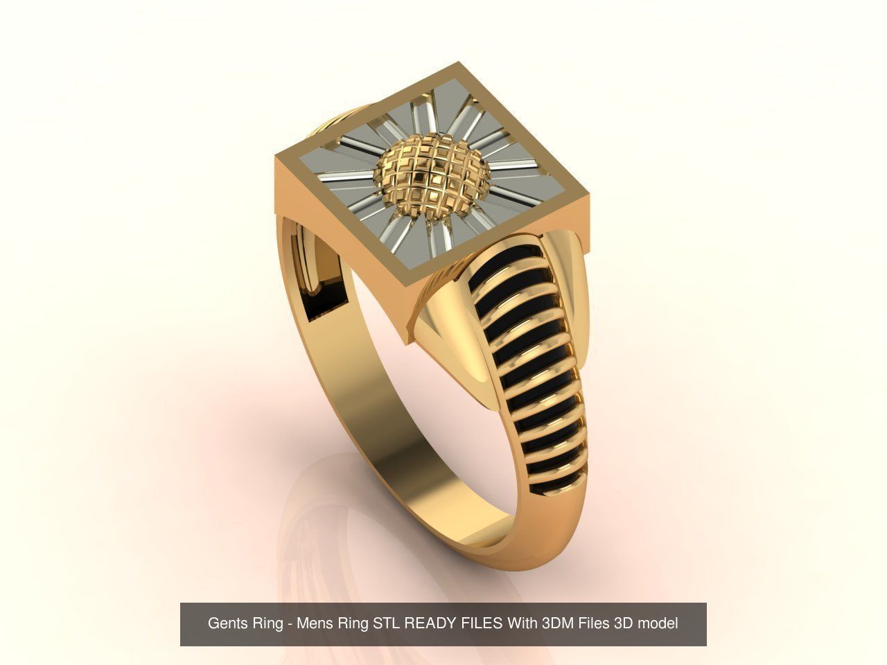 171 Mens Rings Gents Rings Mixed Model Group 3D Model Collection_156