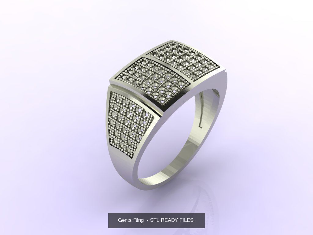 171 Mens Rings Gents Rings Mixed Model Group 3D Model Collection_43