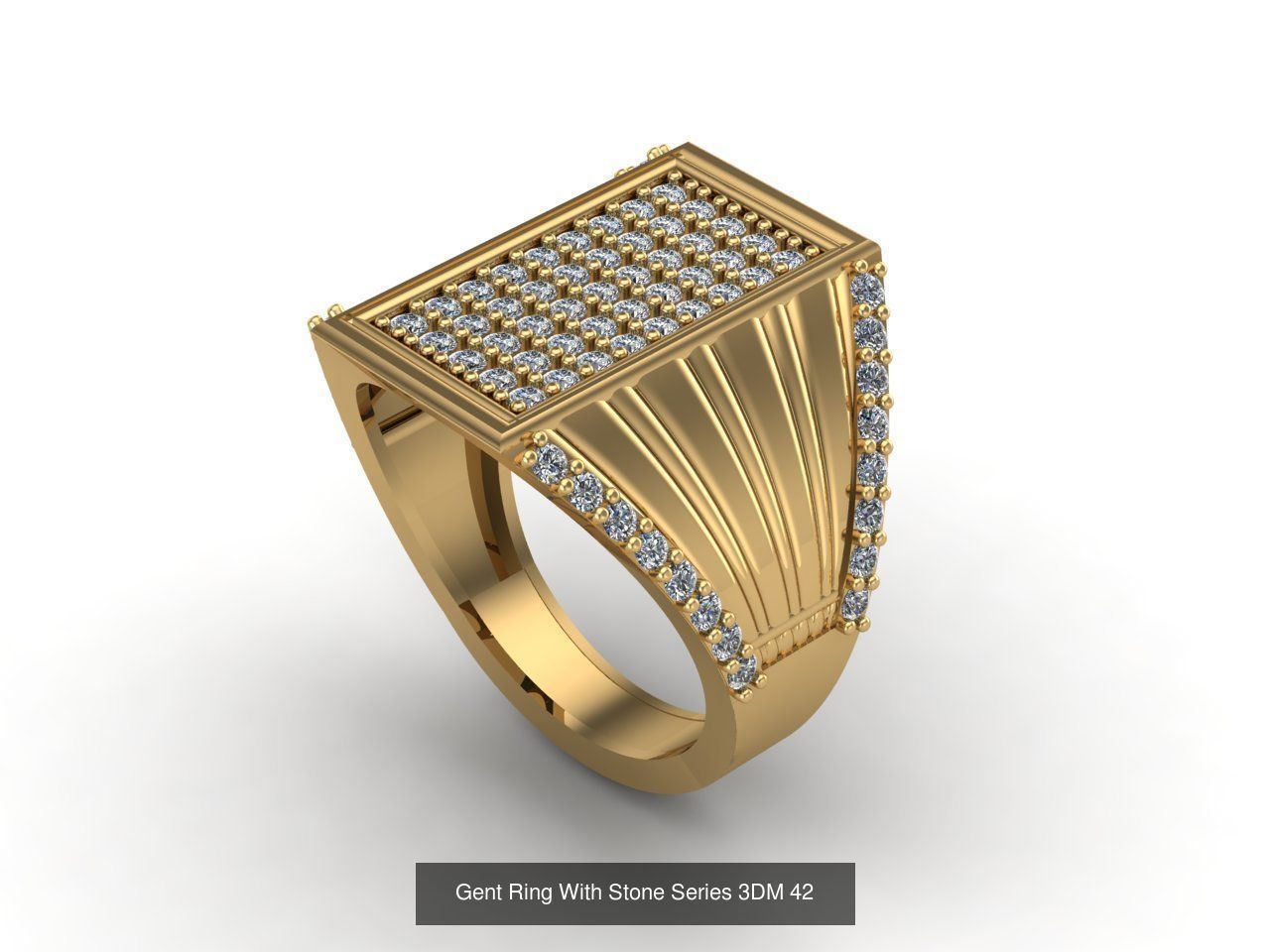 171 Mens Rings Gents Rings Mixed Model Group 3D Model Collection_109