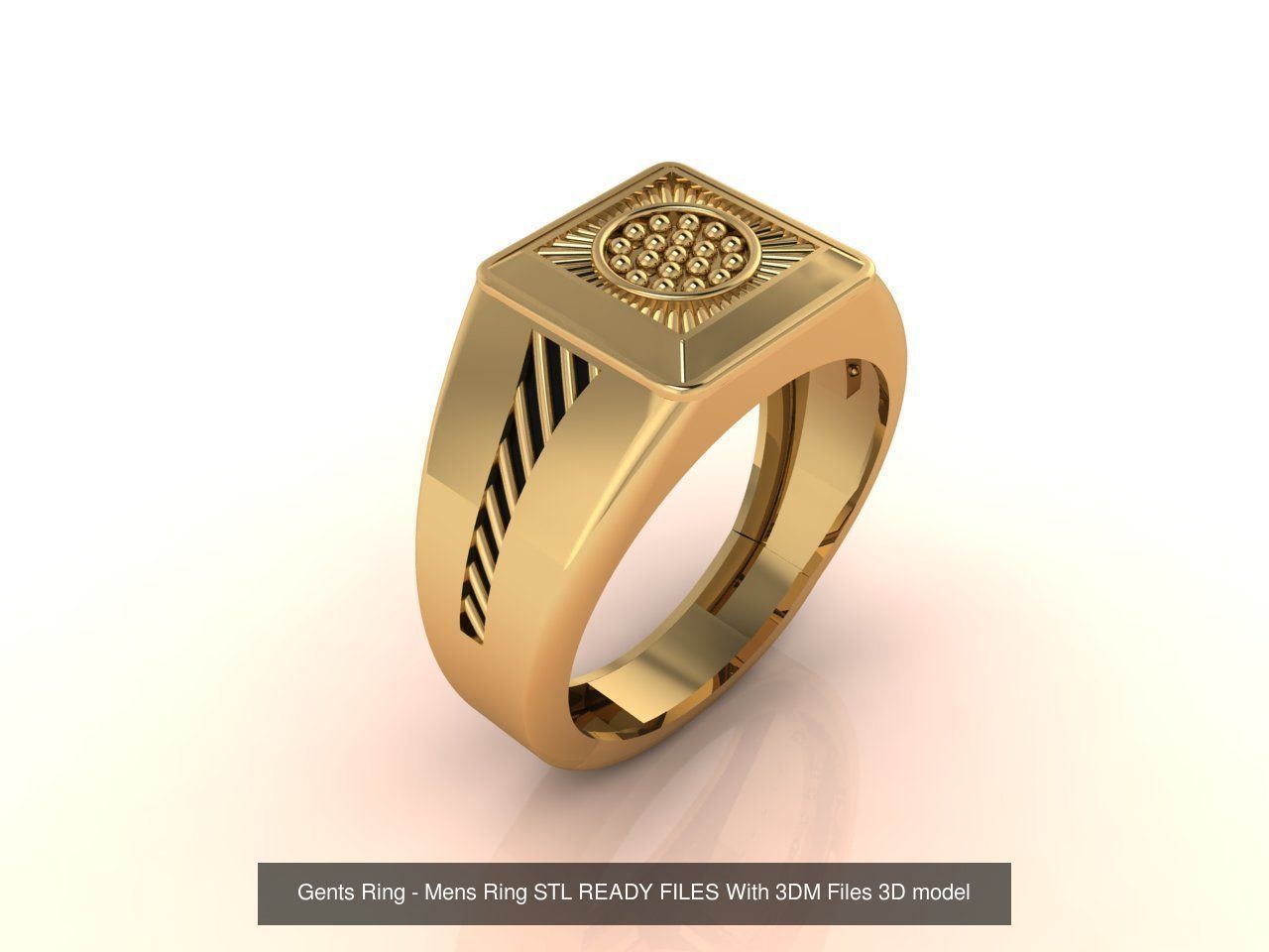 171 Mens Rings Gents Rings Mixed Model Group 3D Model Collection_167
