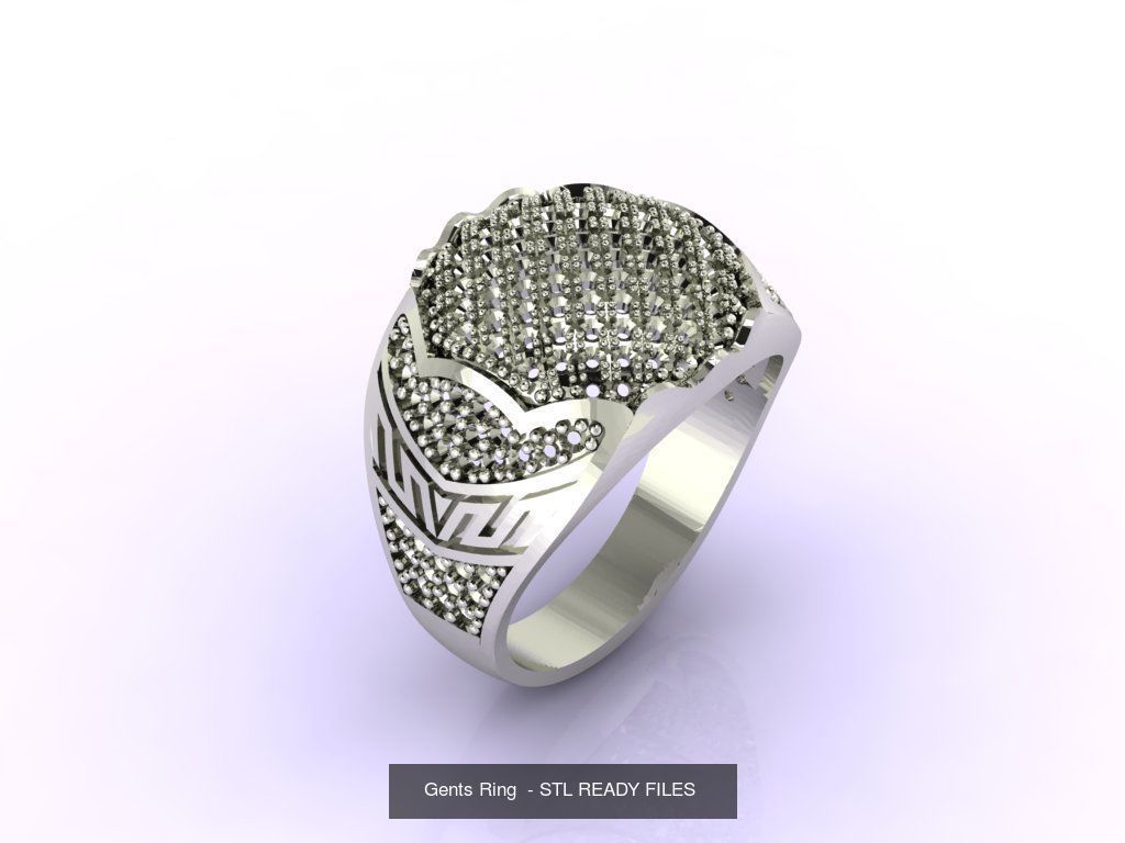 171 Mens Rings Gents Rings Mixed Model Group 3D Model Collection_79