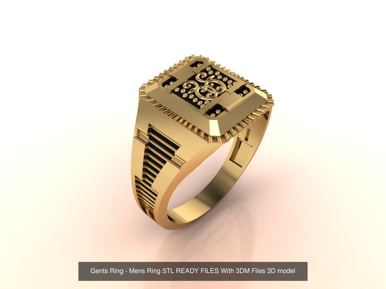 171 Mens Rings Gents Rings Mixed Model Group 3D Model Collection_183