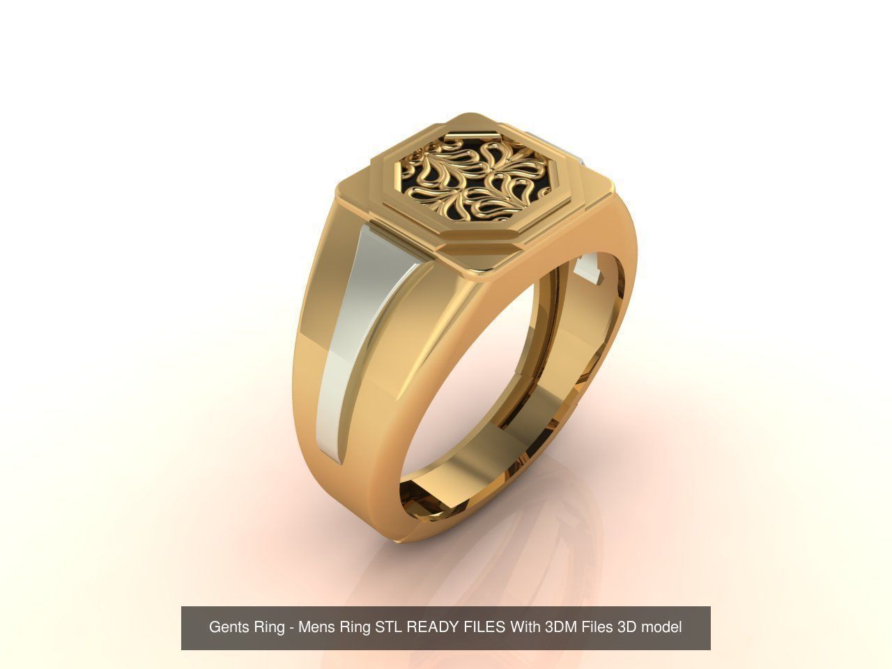 171 Mens Rings Gents Rings Mixed Model Group 3D Model Collection_169