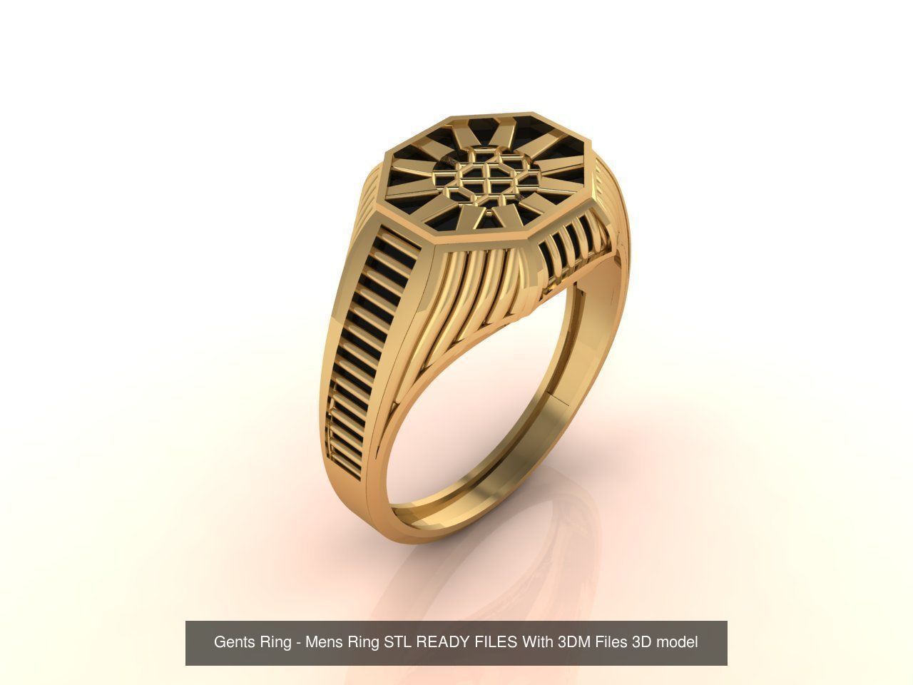 171 Mens Rings Gents Rings Mixed Model Group 3D Model Collection_165