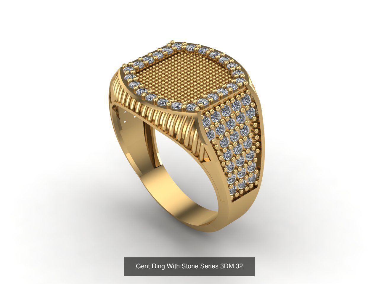 171 Mens Rings Gents Rings Mixed Model Group 3D Model Collection_119