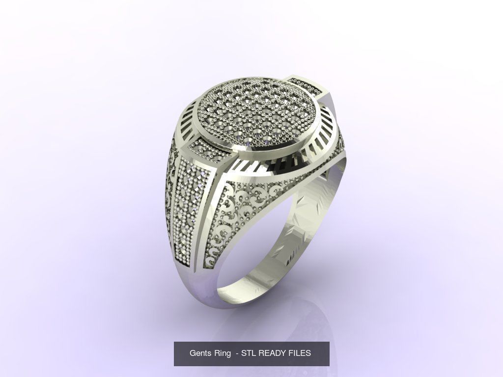 171 Mens Rings Gents Rings Mixed Model Group 3D Model Collection_21