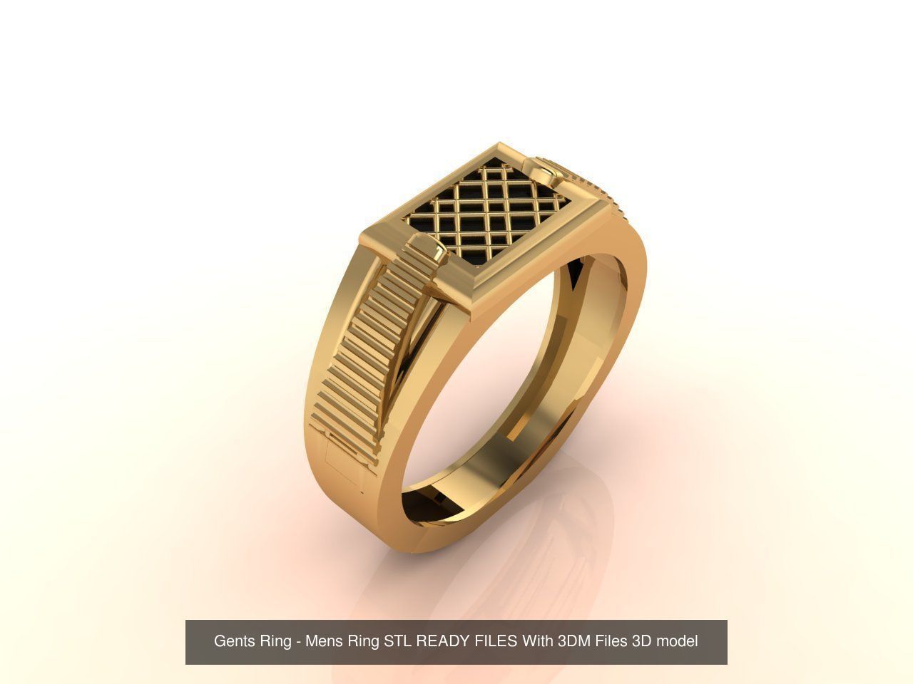 171 Mens Rings Gents Rings Mixed Model Group 3D Model Collection_186