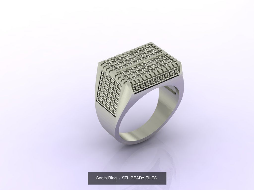 171 Mens Rings Gents Rings Mixed Model Group 3D Model Collection_22