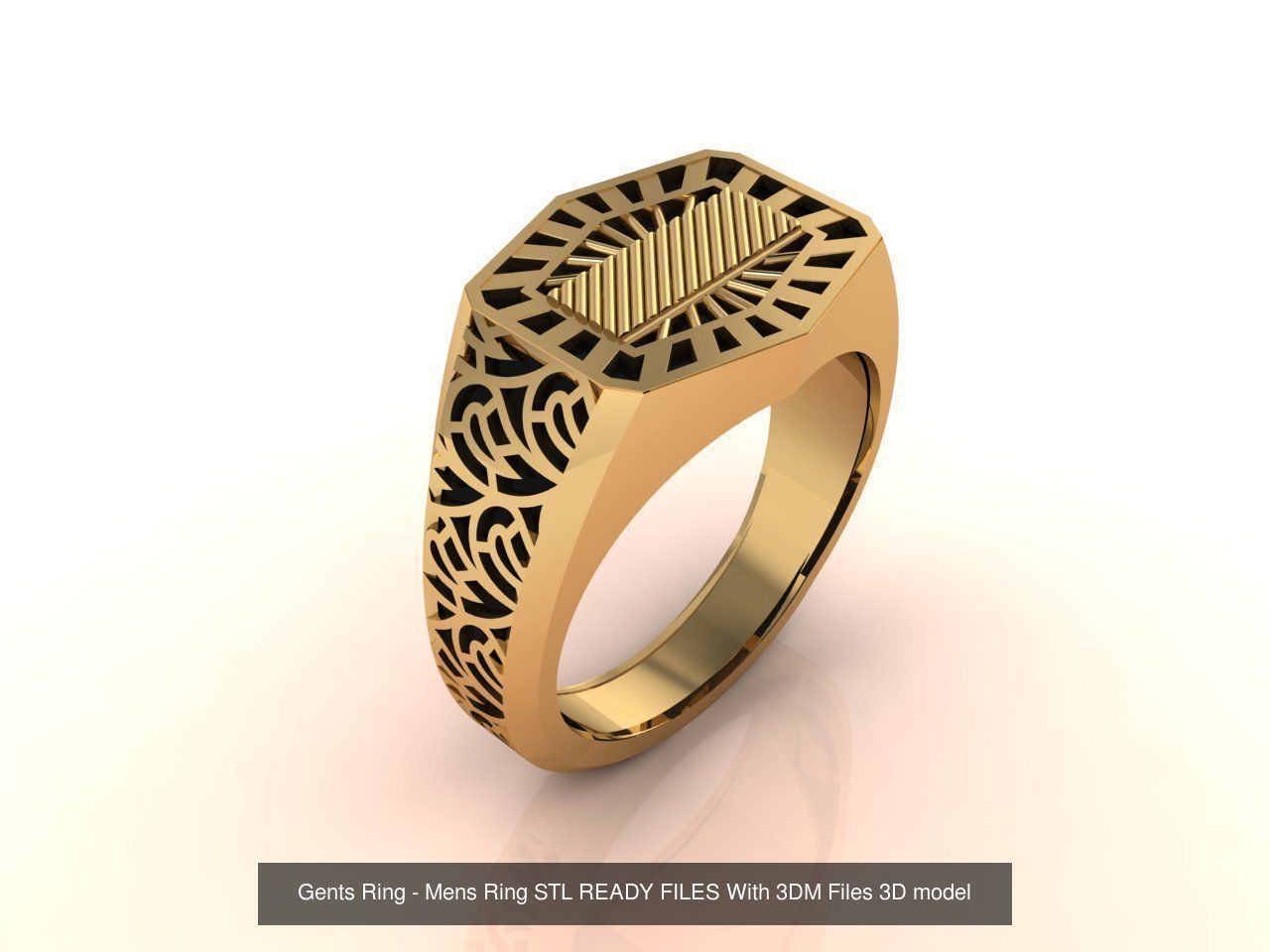 171 Mens Rings Gents Rings Mixed Model Group 3D Model Collection_162
