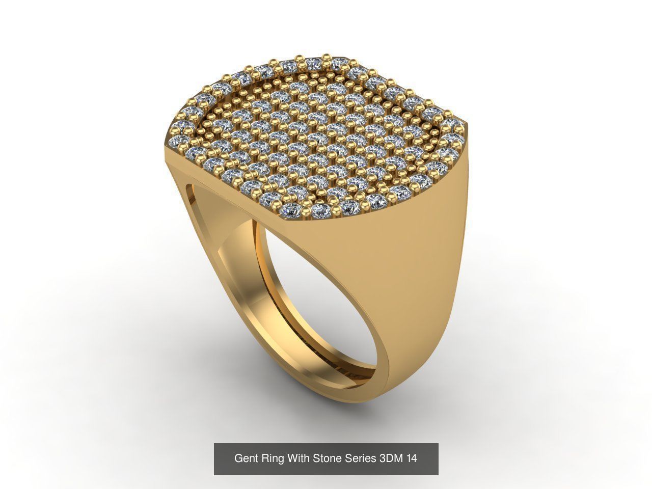 171 Mens Rings Gents Rings Mixed Model Group 3D Model Collection_137