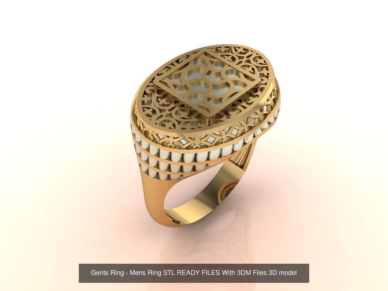 171 Mens Rings Gents Rings Mixed Model Group 3D Model Collection_173