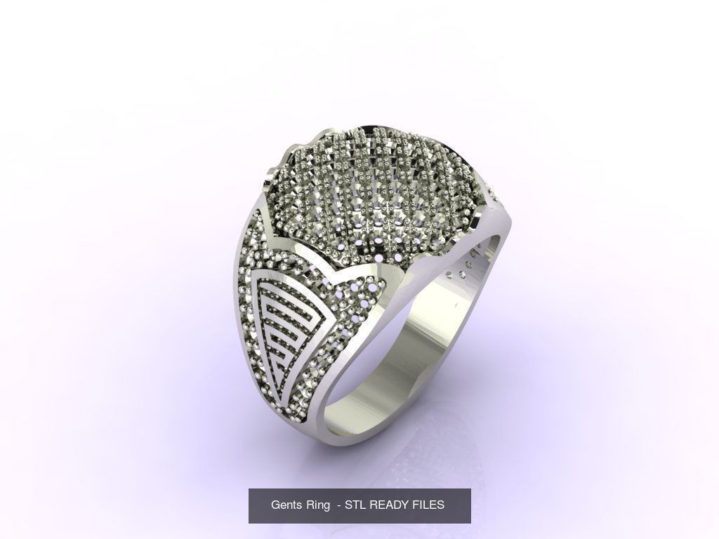 171 Mens Rings Gents Rings Mixed Model Group 3D Model Collection_94