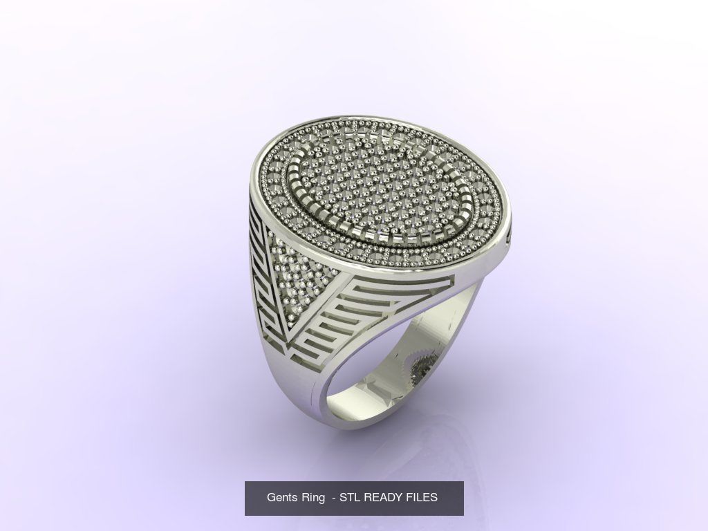 171 Mens Rings Gents Rings Mixed Model Group 3D Model Collection_47