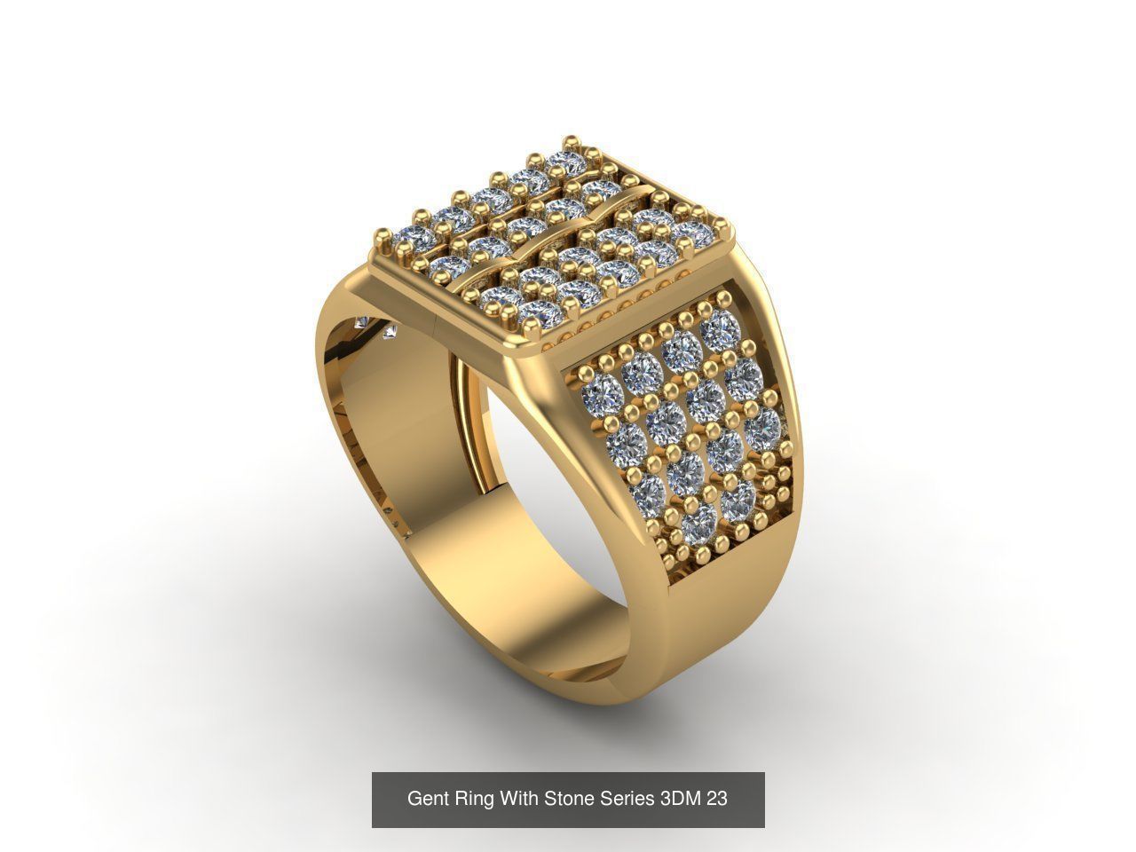 171 Mens Rings Gents Rings Mixed Model Group 3D Model Collection_128