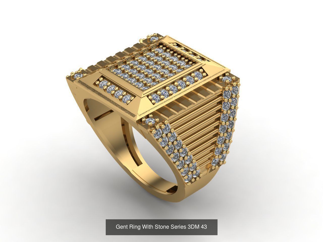 171 Mens Rings Gents Rings Mixed Model Group 3D Model Collection_108