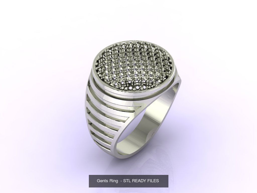 171 Mens Rings Gents Rings Mixed Model Group 3D Model Collection_30