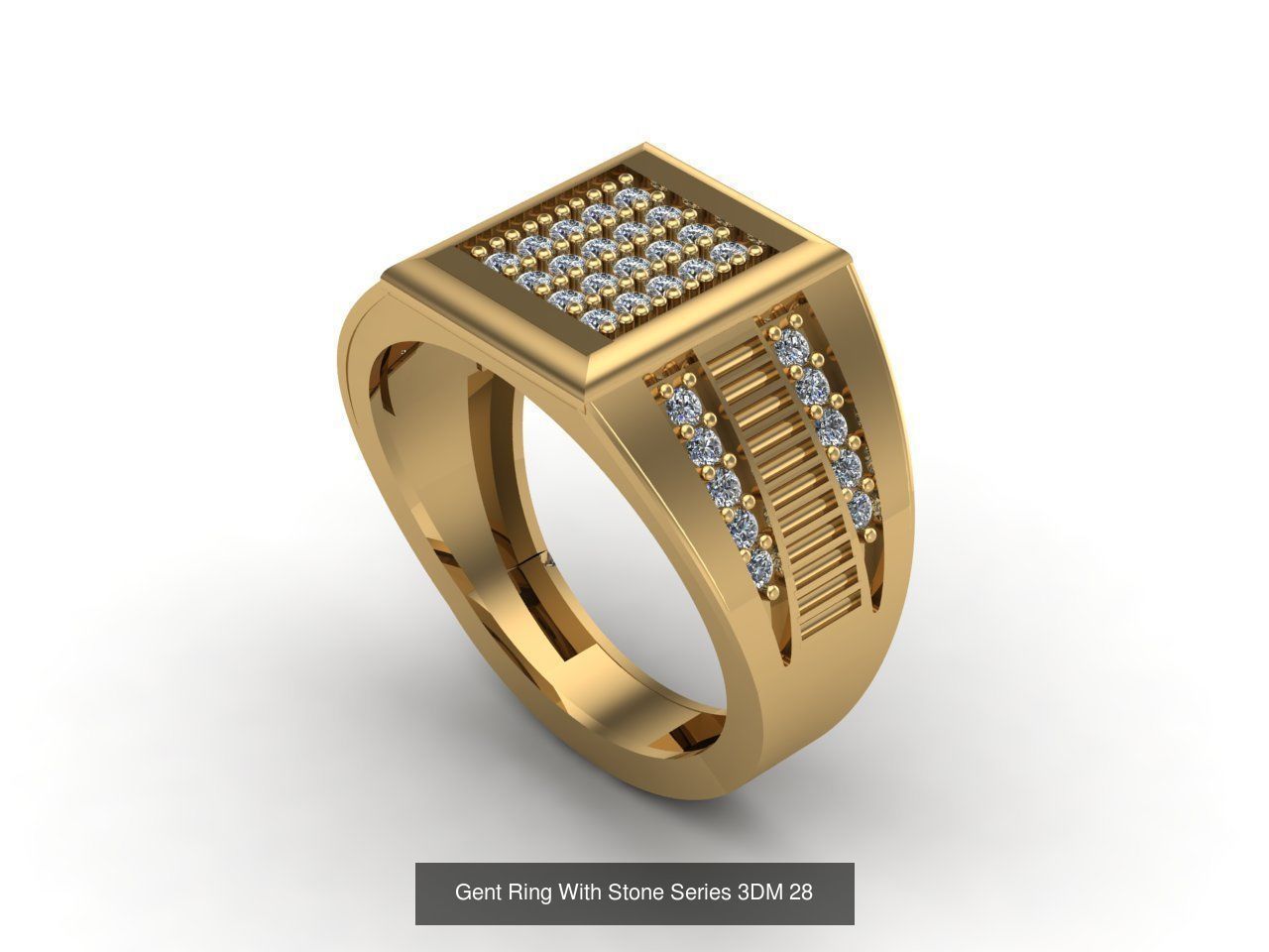 171 Mens Rings Gents Rings Mixed Model Group 3D Model Collection_123