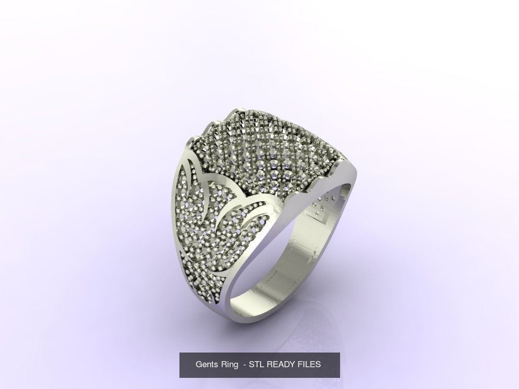 171 Mens Rings Gents Rings Mixed Model Group 3D Model Collection_58