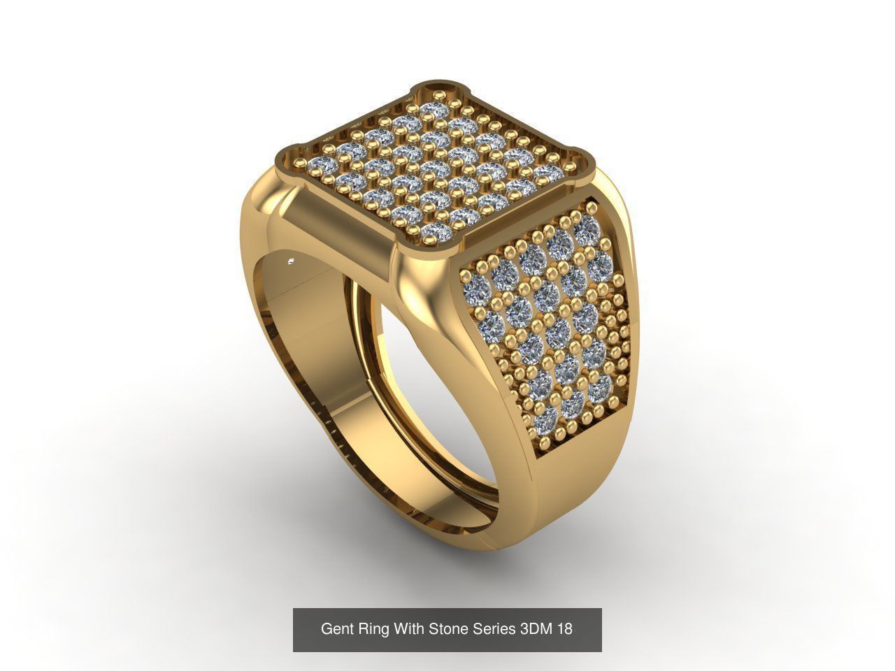 171 Mens Rings Gents Rings Mixed Model Group 3D Model Collection_133