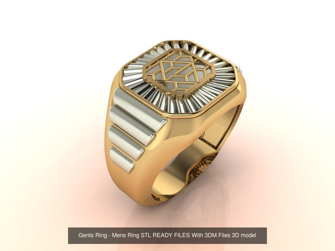 171 Mens Rings Gents Rings Mixed Model Group 3D Model Collection_176