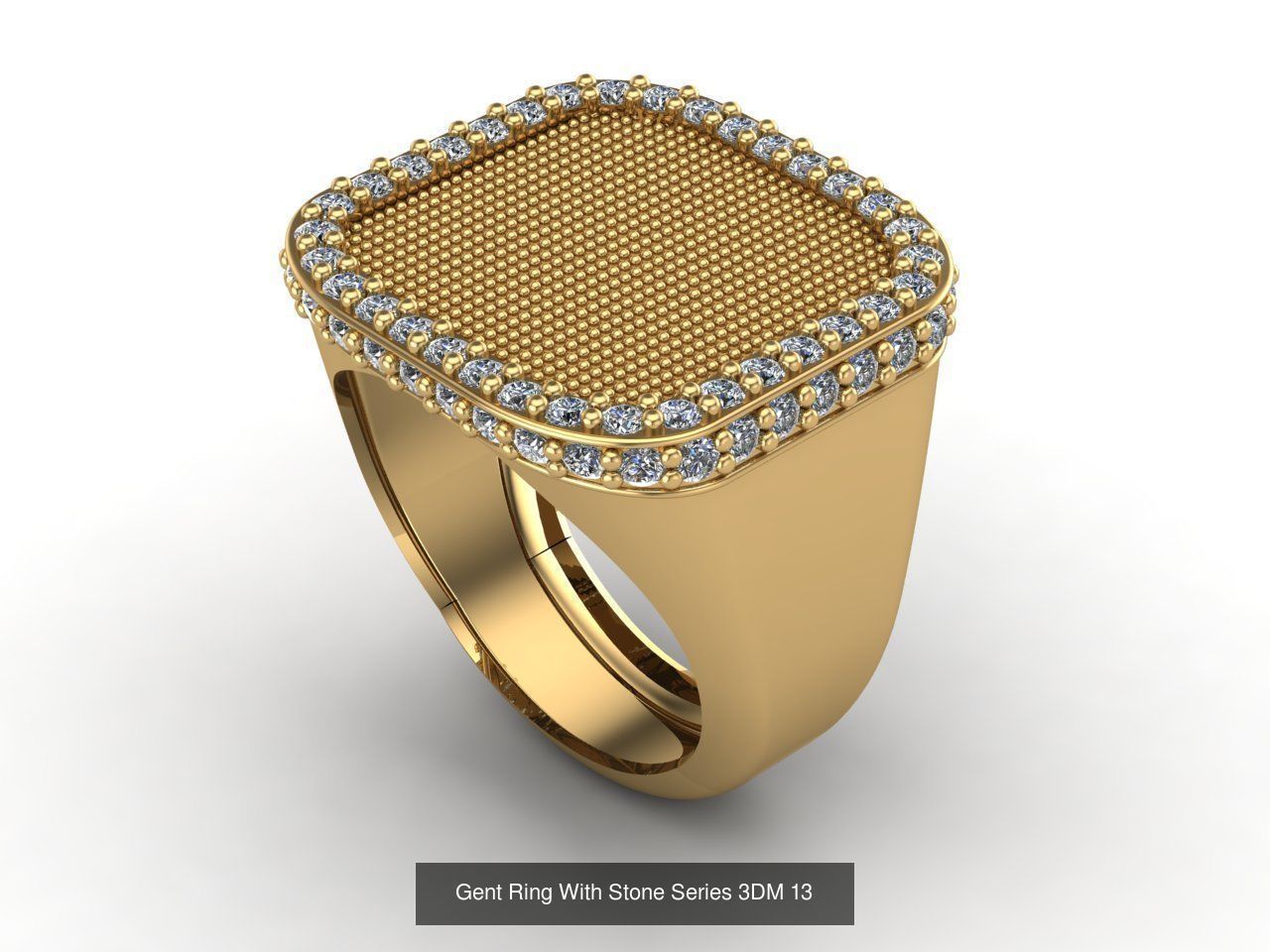 171 Mens Rings Gents Rings Mixed Model Group 3D Model Collection_138