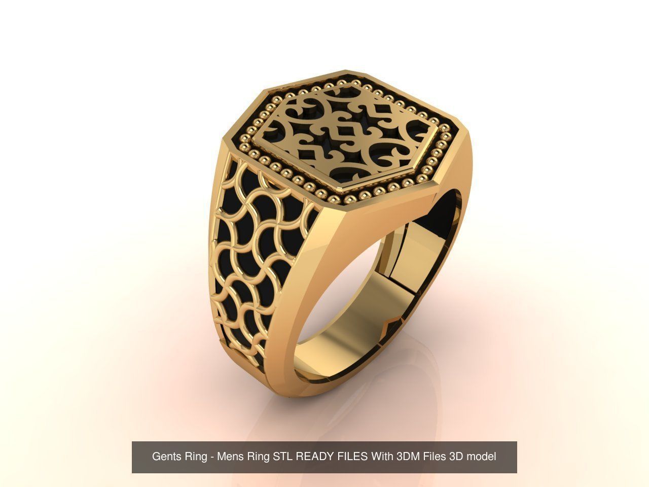 171 Mens Rings Gents Rings Mixed Model Group 3D Model Collection_161