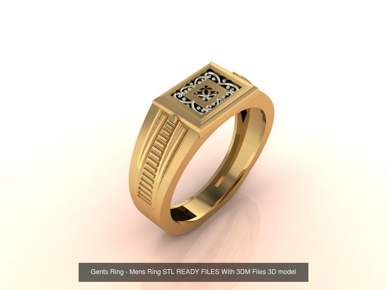 171 Mens Rings Gents Rings Mixed Model Group 3D Model Collection_187