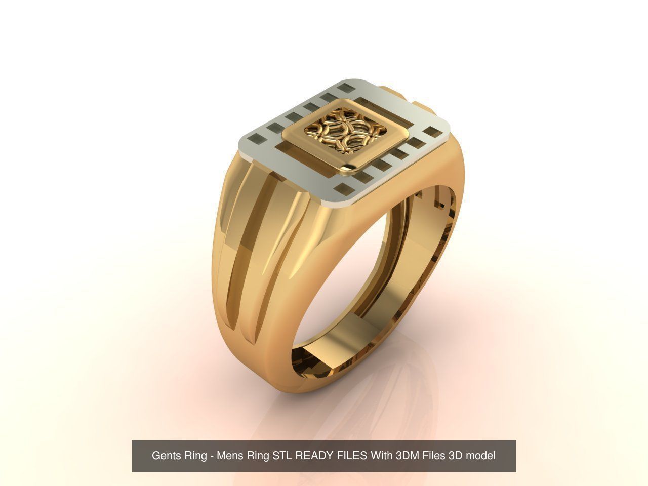 171 Mens Rings Gents Rings Mixed Model Group 3D Model Collection_158
