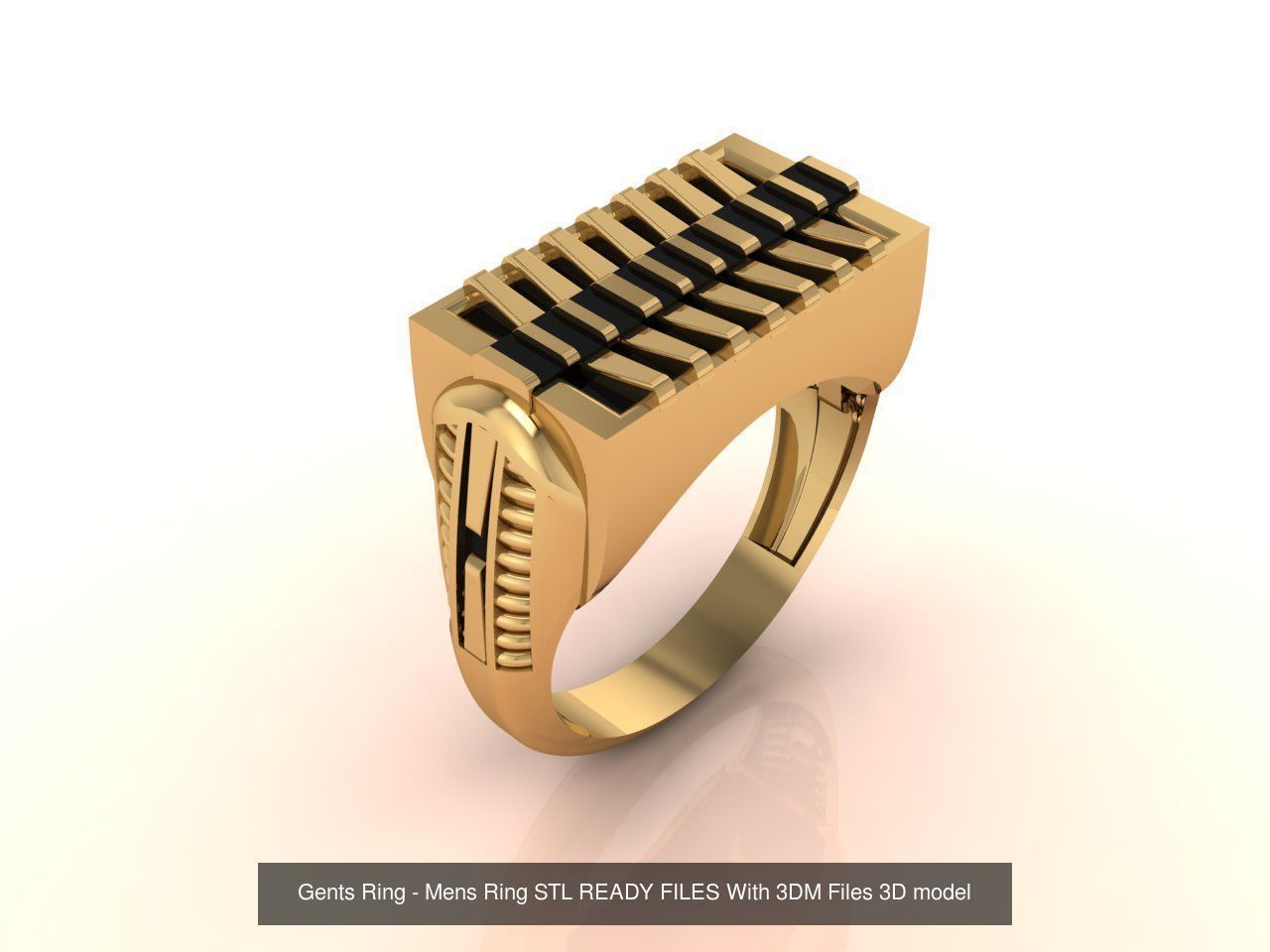 171 Mens Rings Gents Rings Mixed Model Group 3D Model Collection_159