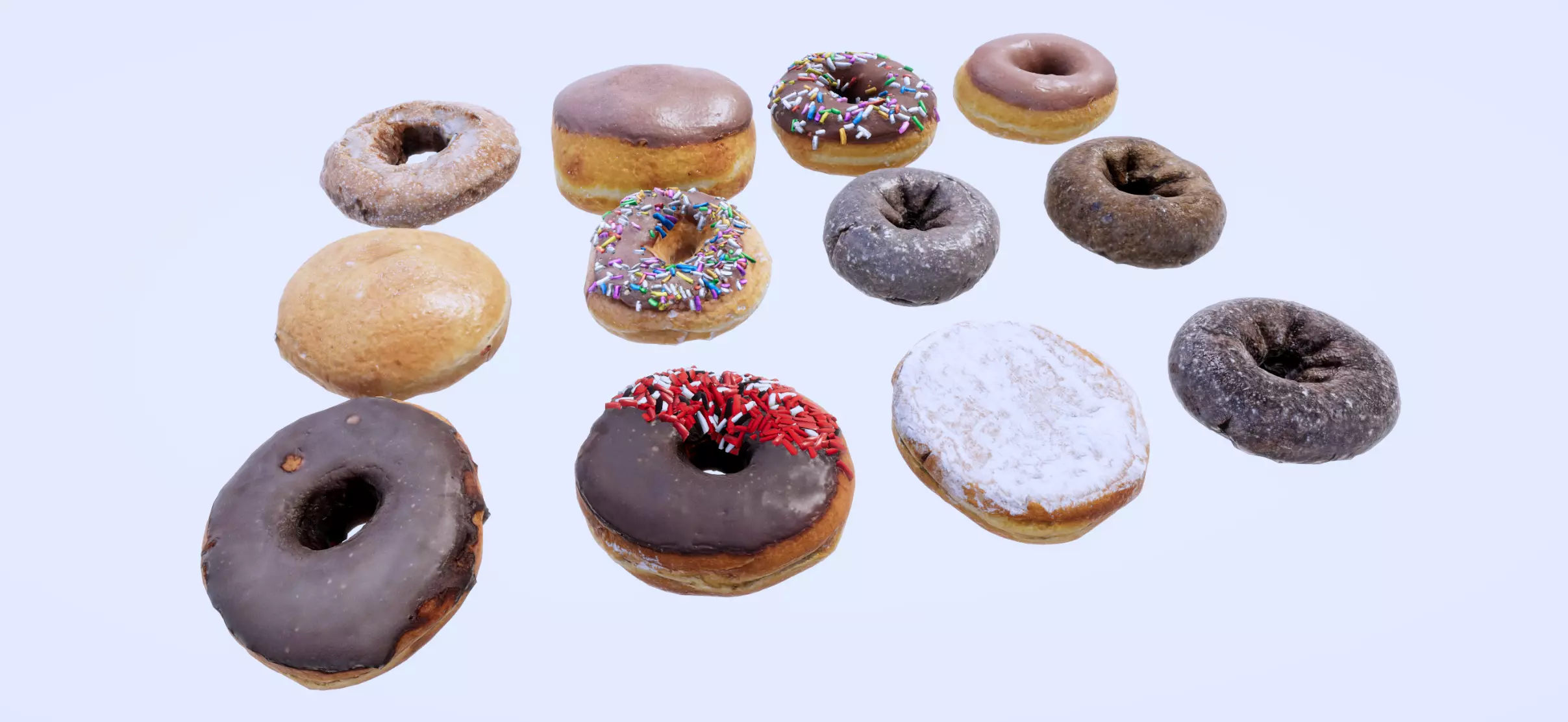 8k Doughnuts - Collection 1 - A Delicious Dozen _0