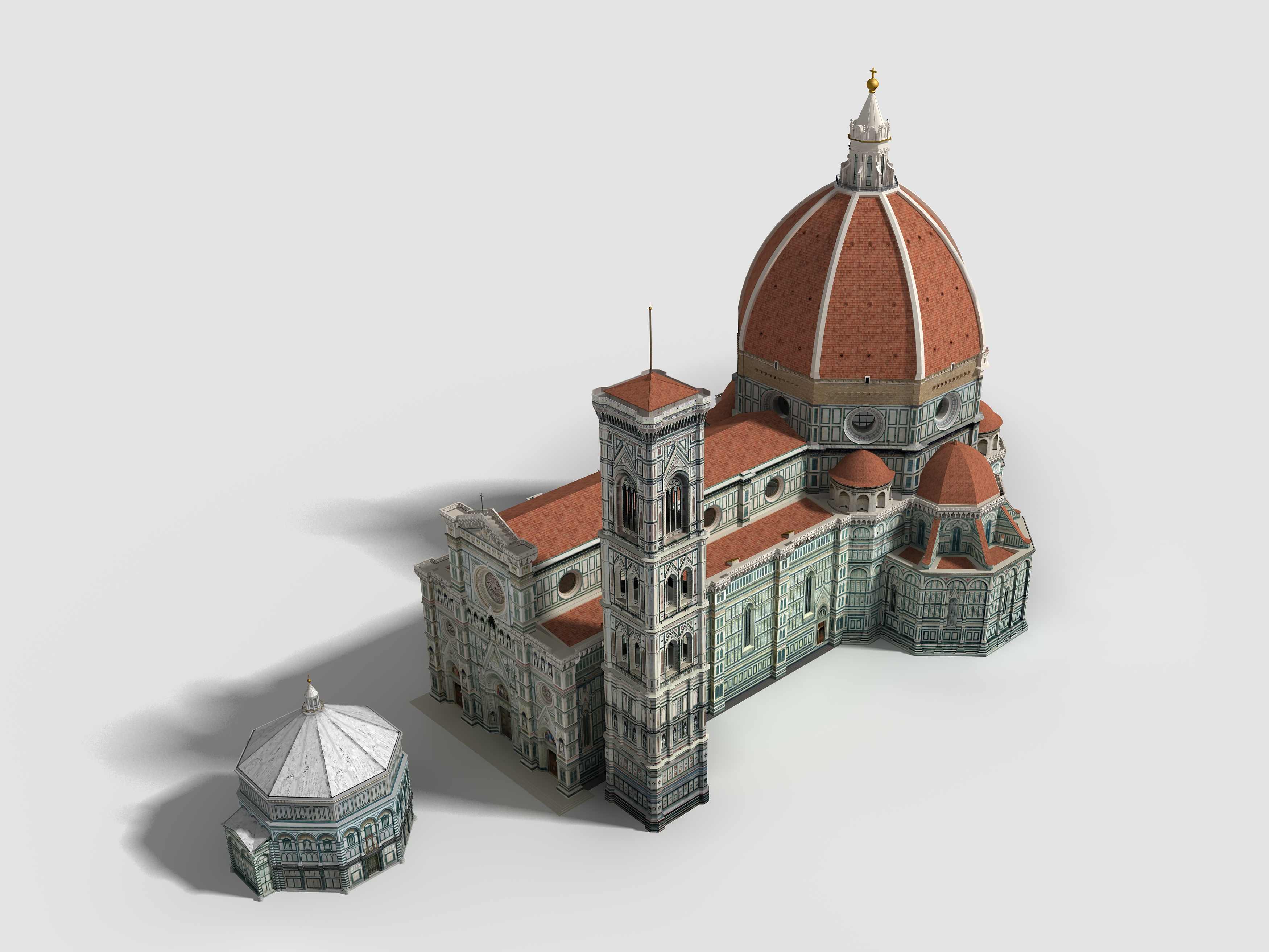 Florence Cathedral 3D model_3