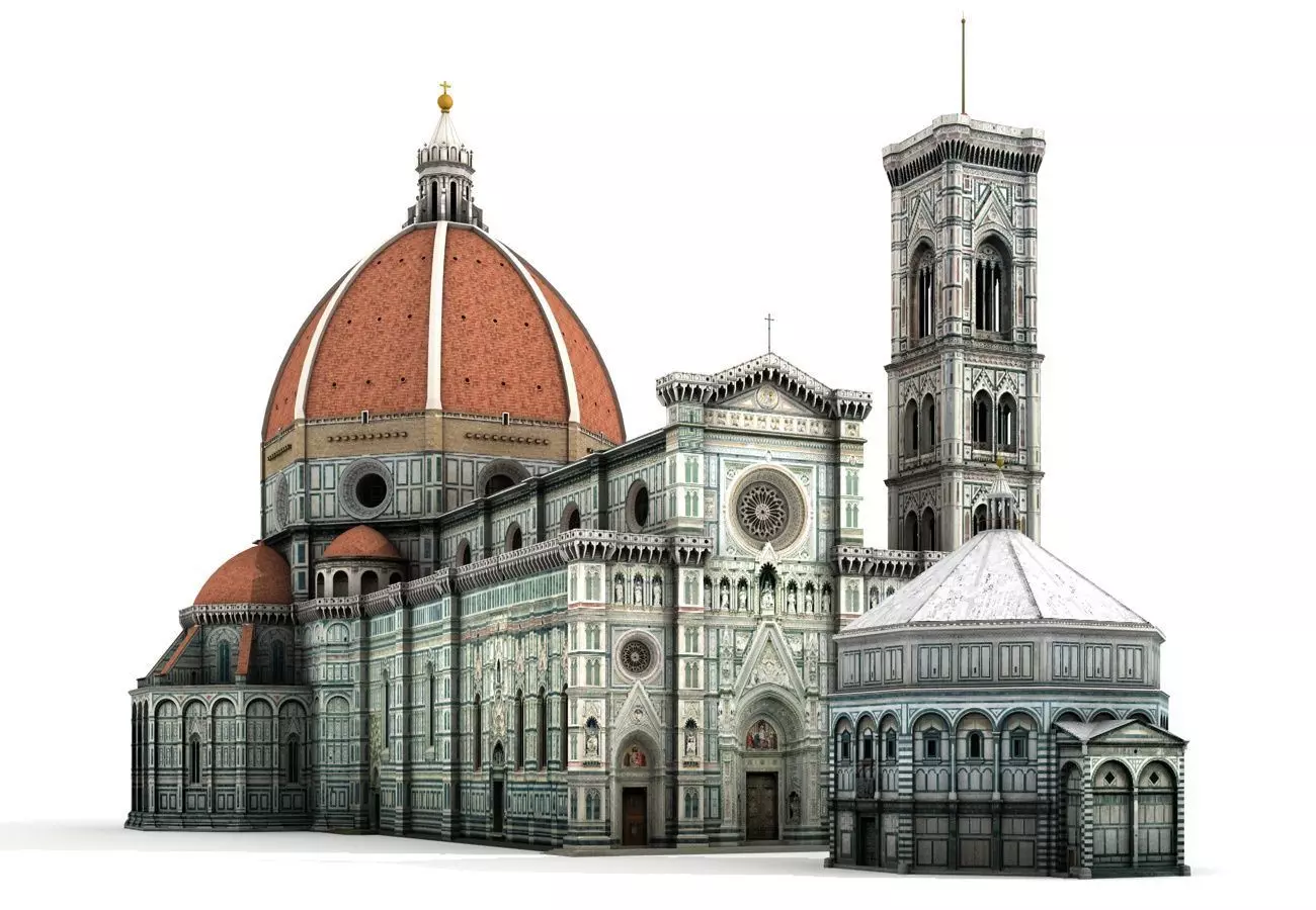 Florence Cathedral 3D model_0