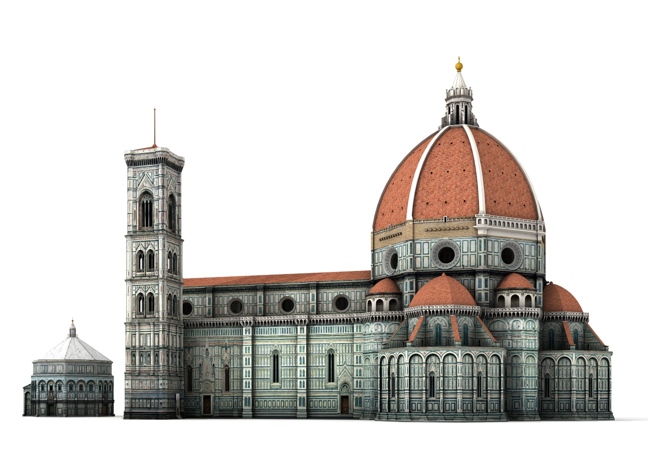 Florence Cathedral 3D model_8