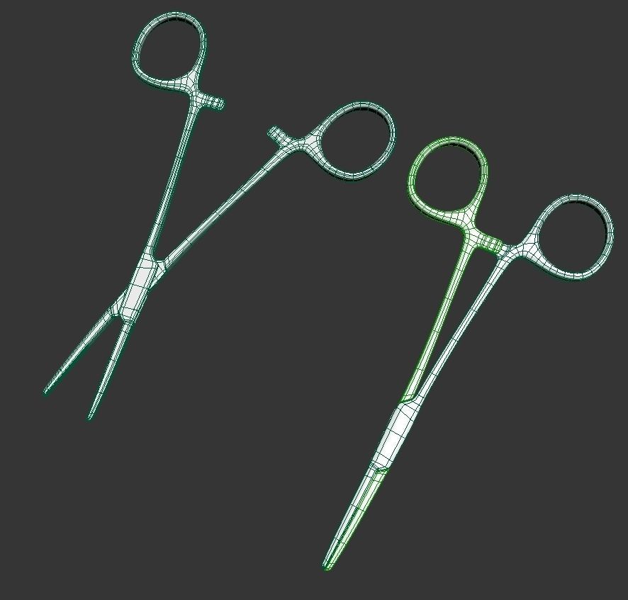 SCISSORS MEDICAL 3D model_6