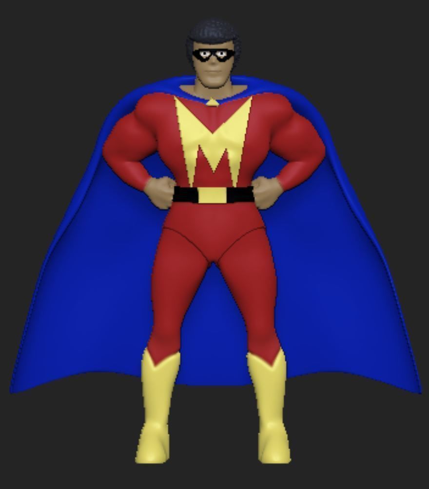 Mighty Man and Yukk 3D print model_3