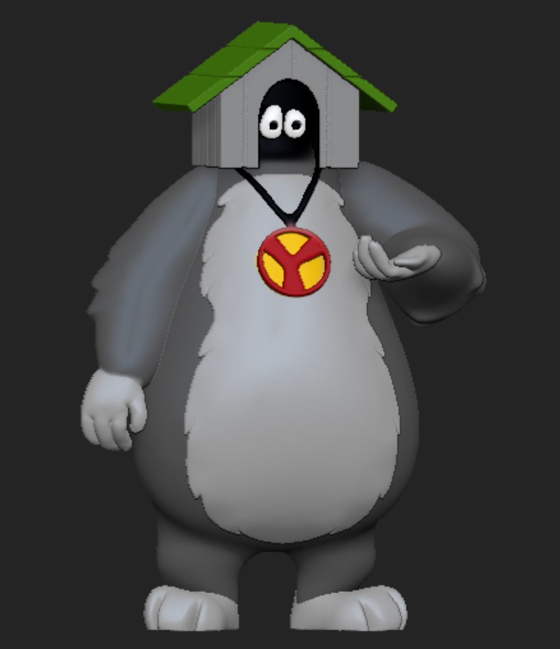 Mighty Man and Yukk 3D print model_2