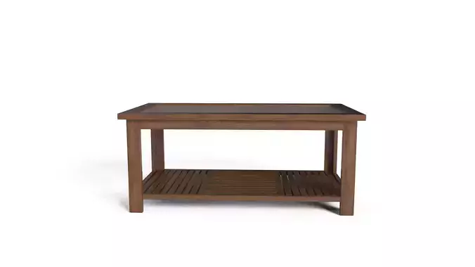 Immerse Yourself in Modern 3D Table Design That Redefines Style Low-poly 3D model