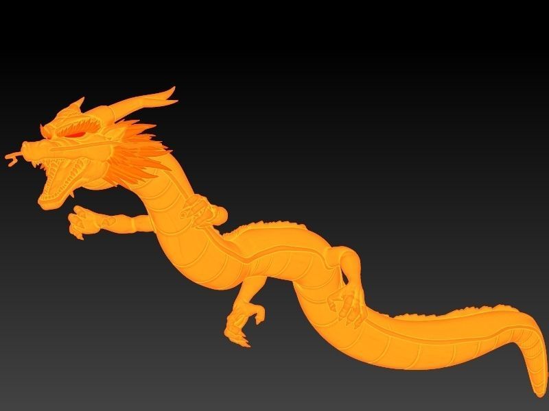 Dragon Fist Effect SH F Dragon ball 3D print model_3