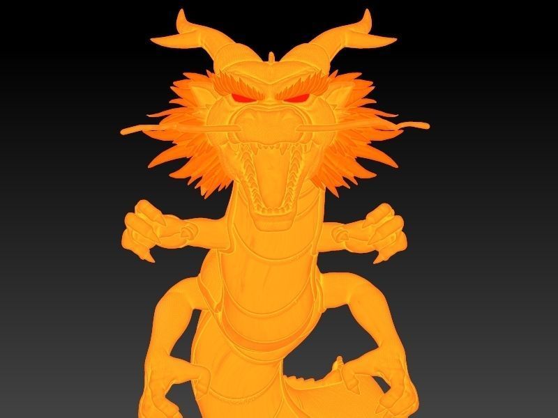 Dragon Fist Effect SH F Dragon ball 3D print model_4