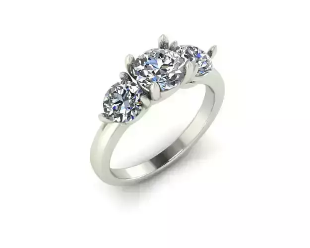 Tria Diamond Ring